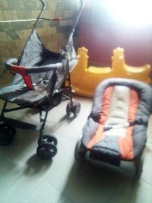 Coche Tipo Paragua Y Mecedora Marca Sunny Love Bebe Oferta