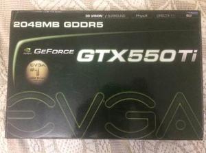 Tarjeta De Video Evga Nvidia Geforce Gtx550ti 2gb Como Nueva