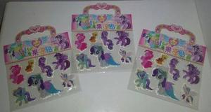 Calcomanías Stickers En Gel De My Little Pony - Cotillones