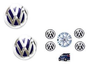 Calcomania Resinada Logo Volkswagen Con Cromo