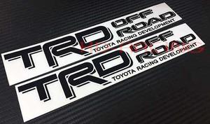 Calcomania Trd Off Road Black, Diseño Y Medidas Originales.