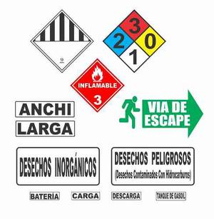 Calcomanias De Seguridad Industrial Señaletica Rombos Nfpa