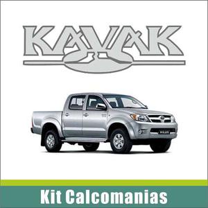 Calcomanias Kavak Hilux (kit 3)