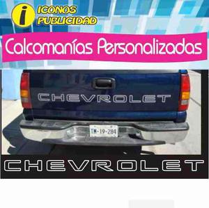 Calcomanias Stiker Compuerta Chevrolet Silverado Y Cheyenne
