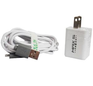 Cargador Pared Usb Tipo Taco Con Cable 2,1 Max 5 Phanton