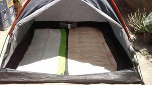 Combo Camping: Carpa 4p, Colchon Indv. + Sleeping Bag