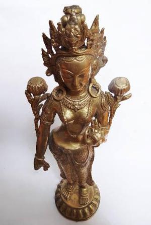 Figura En Bronce Manjushri