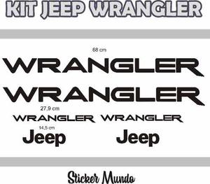 Jeep Wrangler Calcomanias Diseño 100% Original.