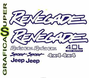 Kit Calcomanias Para Jeep Renegade Tienda Fisica
