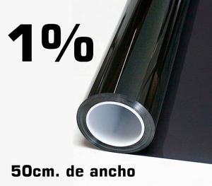 Papel Ahumado Negro Extra Oscuro 1% Standard 50cm Ancho