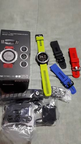 Reloj Garmin Fenix 3 Con Su Sensor Cardiaco Y Las Correas!!!