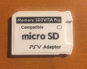 Sd2vita 5.0 Adaptador De Microsd Para Psvita Con Henkaku