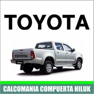 Toyota Hilux Kavak Calcomania Compuerta (somos Fabricantes)