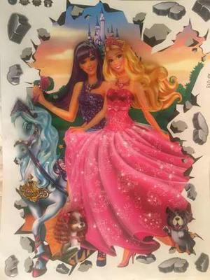 Vinil Vinilos Stickers Calcomania 3d Barbie