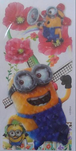 Vinil Vinilos Stickers Calcomania Los Minions 3d