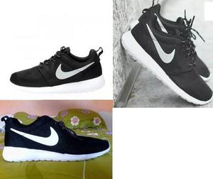 Nike Rosherun Negro Black Talla 42 Y 44 Zapatos Deportivos