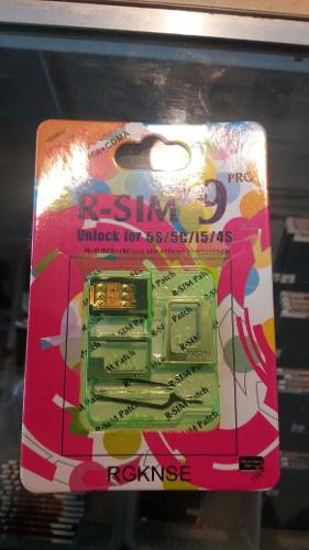 R-sim 9 Pro Para 5s/5c/i5 /4s Gevey Los 7,8,9 Original.