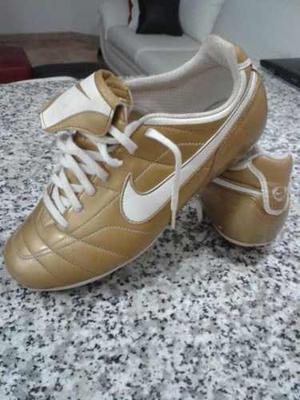 Zapatos Futbol Nike Total 90 Dorados Usados 5.5 Usa Ref.35