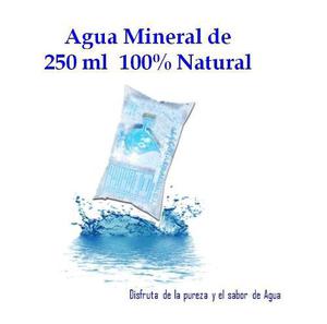 Agua Mineral 100% Purificada Y Ozonificada De 250 Ml