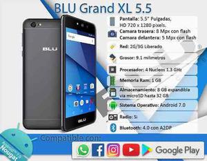 Blu Grand Xl 5.5 H+ Para Todas Las Operadoras Totalmente Nvo