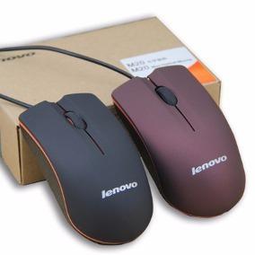 Mouse Optico Lenovo En Caja Con Cable Usb 2.0