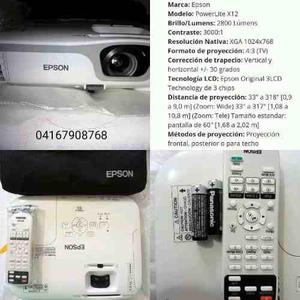 Video Beam Epson Con Pantalla De 120 Motorizada