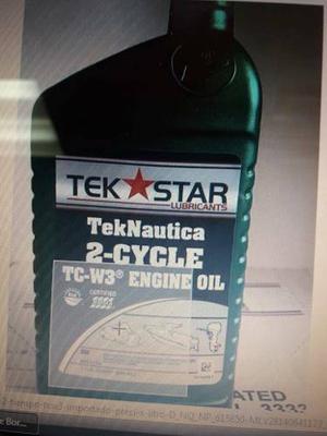 Aceite 2 Tiempo Nautico Importado Tek Star
