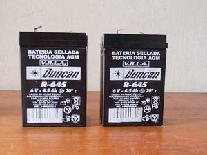 Bateria 6v 4.5ah Lampara Emergencia, Ups, Cerco Electrico