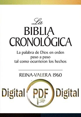 Biblia En Orden Paso A Paso Rvr.  Digital Pdf.