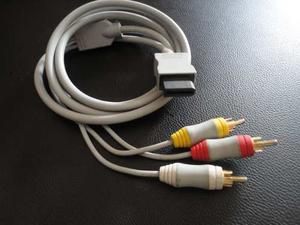 Cable Hd Av Audio Video 3 Rca Para Consola Nintendo Wii Wiiu