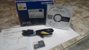 Caja De Camara Olympus,cable Audio Video+adaptadores Memoria