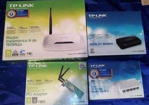 Combo Tp-link Moden, Router, Tarjeta De Red Y Switch Trump