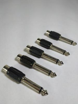 Conector Rca Sonido Audio Profesional Adaptador Plug