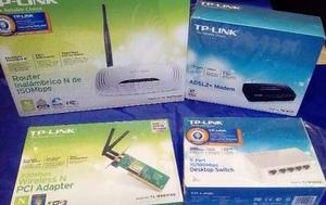 Equipos Router, Tarjeta De Red Y Switch Tp-link