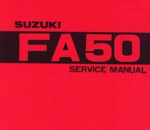 Manual De Reparación Y Mantenimiento Suzuki Fa50, Pdf