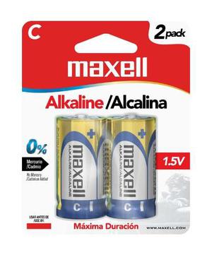 Pila Bateria Alcalina Tipo C Maxell