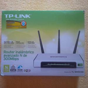 Router Inalambrico Tp-link Tl-wr941nd 3 Antena 300 Mbps Wifi