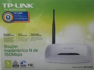Router Tp-link Tl-wr741nd 150mbps Inalambrico