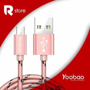 Cable Micro Usb De Carga Rápida Yoobao Yb-423 Pink Ribbon