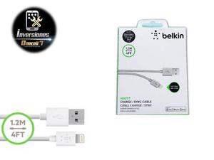 Cable Usb Belkin 1.2m Iphone 5/5s/6/7