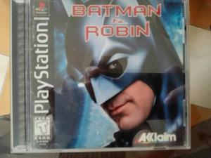 Juego Batman And Robin Para Ps1