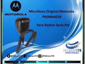 Micrófono Radio Serie Pro Pmmn Motorola Original