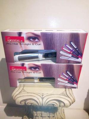 Plancha Crystal 26 Professional Pro Hair Stright & Curl