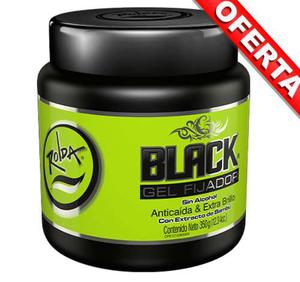 Rolda Black Gelatina Negra Gel Fijador 350g