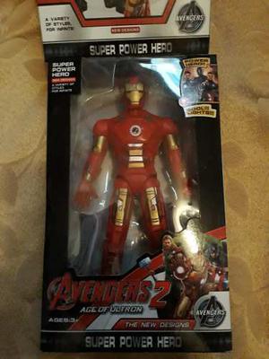 Figura Avengers Con Luz 15cms