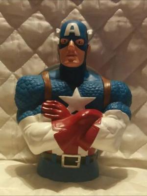 Figura Capitan America Alcancia Decorativa De Marvel