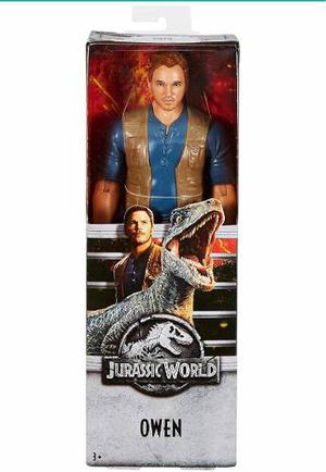 Figura Owen Jurassic World Mattel De 30 Cm