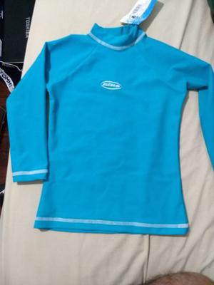 Franela Manga Larga De Surf O Playera Marca Hind Talla 12