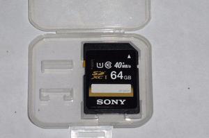 Memoria Sd 64bg Sony Usada.