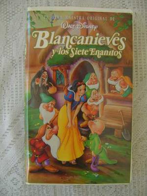 Pelicula De Vhs De Disney Blanca Nieves